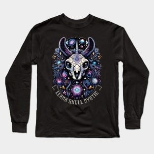 Cosmic Llama skull Long Sleeve T-Shirt